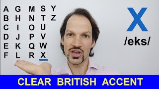 How To Pronounce The English Alphabet BRITISH PRONUNCIATION [upl. by Raleigh462]