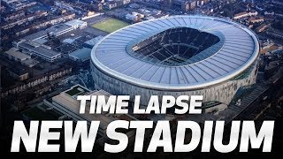 SPURS NEW STADIUM TIME LAPSE  20162019 TRANSFORMATION [upl. by Ainaled]