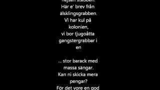 Cornelis Vreeswijk  Brev från Kolonien Lyrics [upl. by Hanahs]