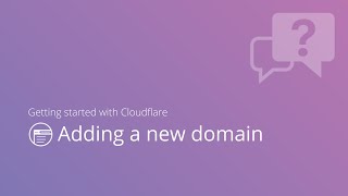 Adding a new domain to Cloudflare [upl. by Eisdnyl]