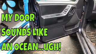 How To Drain Water Out of a Car Door [upl. by Elbertina]