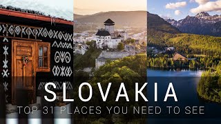 SLOVAKIA  TOP 31 places you MUST SEE [upl. by Ardene]