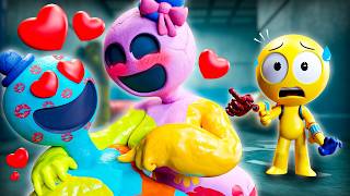 DOEY THE DOUGHMAN FALLS in LOVE Poppy Playtime 4 Animation [upl. by Enirrok]