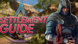 Assassins Creed Valhalla  Settlement Guide Tips and Tricks [upl. by Laverne]