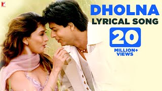 Dholna  Lyrical Song  Dil To Pagal Hai  Shah Rukh Khan Madhuri Dixit  Lata Udit  Anand Bakshi [upl. by Aitnahc]