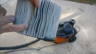 How To Clean a Shop Vac Filter The Easy Way [upl. by Seligman]