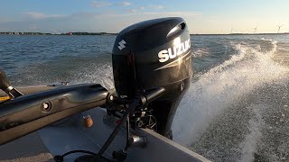 Test Run SUZUKI 40 HP outboard [upl. by Chere]