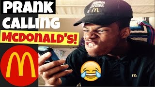 PRANK CALLING MCDONALDS [upl. by Araht29]