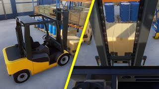 Forklift Simulator 2023 Gameplay [upl. by Lleirbag425]