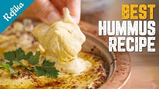 THE BEST HUMMUS Recipe You Will Ever Try 💯 Perfect Consistency amp Silky Smooth  SO EASY TO MAKE [upl. by Hteazile]