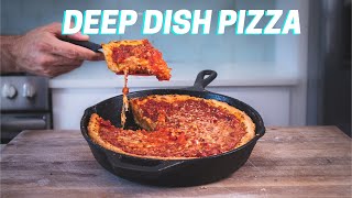 The 4 keys to make perfect CHICAGO DEEP DISH pizza every time [upl. by Attaynik229]