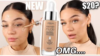 NEW LOreal True Match Hyaluronic Tinted Serum Review…Is it worth it  Blissfulbrii [upl. by Massab]