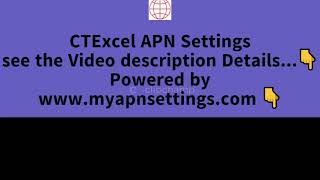 CTExcel APN Settings [upl. by Eerac]