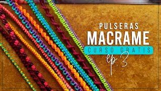 10 PULSERAS FÁCILES Y RÁPIDAS 💥» Ep 31  pulseras de hilo  friendship bracelets ● Curso de Macrame [upl. by Schafer]