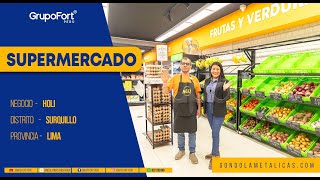 IMPLEMENTAMOS CON GONDOLAS SUPERMERCADO HOLI [upl. by Aitnahs137]