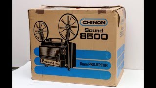 Stunning Chinon Sound 8500 Super 8mm Cine Projector [upl. by Packer]