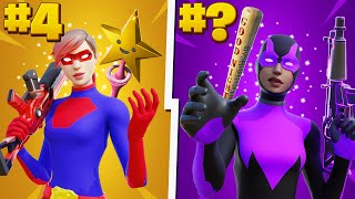 10 Most TRYHARD SUPERHERO Skin Combos In Fortnite Chapter 2 Season 5 [upl. by Yeznil771]