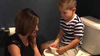 Healthy Habits Teaching Kids How to Wipe [upl. by Hesler869]