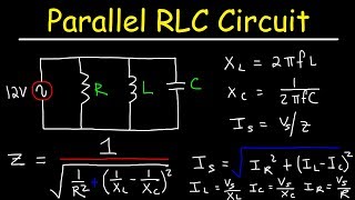 Parallel RLC Circuit Example Problem [upl. by Zumwalt142]