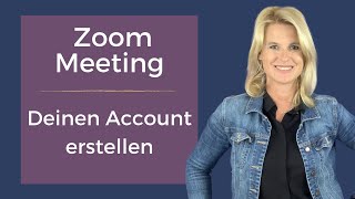 Zoom Meeting Account anlegen [upl. by Ji607]