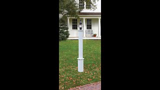 Walpole Outdoors Installation of Lantern Post  Oxford Updated [upl. by Boeke]