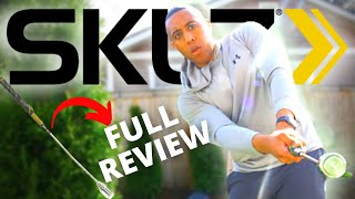 THE BEST GOLF SWING TRAINING AID  SKLZ Golf Tempo amp Grip Trainer  FULL REVIEW [upl. by Aynad]