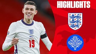 England 40 Iceland  Foden Scores Two amp Rices First Goal  UEFA Nations League  Highlights [upl. by Iuqcaj]