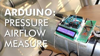 Pressure airflow measure device with analog sensor Arduino [upl. by Nuahsar31]