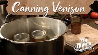 CANNING VENISON  Old Fashioned Pressure Canning Venison [upl. by Chaunce]