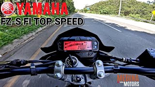 Yamaha FZS Top Speed  Velocidad Máxima  Medina Motors [upl. by Erolyat]