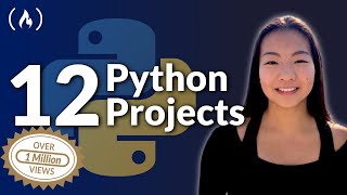 12 Beginner Python Projects  Coding Course [upl. by Gniliem]