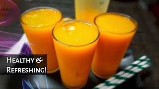 How To Make Healthy Mango Juice Quickly  Easiest Mango Juice Recipe  Cool Mango Drink [upl. by Haraj]