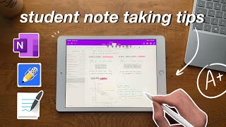 How I take notes on my iPad for college using OneNote 2020 [upl. by Attennyl]