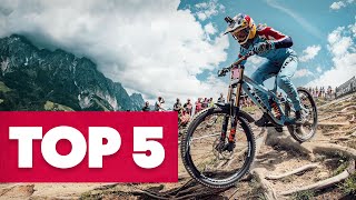 Are These The 5 Craziest Downhill MTB Runs From Leogang Austria  UCI MTB World Champs 2020 [upl. by Lertsek]