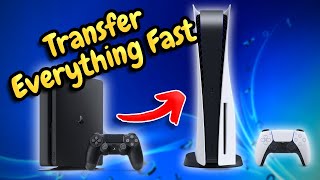 How To Transfer ALL DATA From PS4 To PS5 Games Saves DLC Trophies [upl. by Morena261]