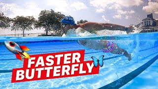 How to Swim Faster Butterfly [upl. by Cleopatre]