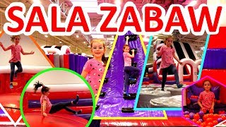 SALA ZABAW ❤ BOUNCE ❤ Dmuchany park rozrywki ⚛ Dmuchańce ✪ Kulki Trampoliny fikimikiagatkiimoniki [upl. by Georgeta]