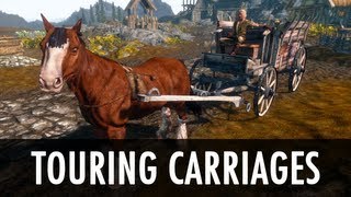 Skyrim Mod Touring Carriages [upl. by Adnilemre]