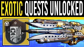 Destiny 2 ALL FINAL SHAPE EXOTIC QUESTS  Everything You Need to Get Them NOW Post Campaign [upl. by Gerik]