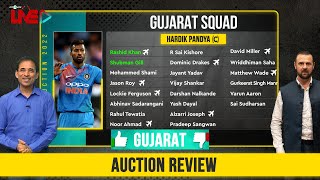 Auction 2022 Gujarat Review ft Mohammed Shami Rahul Tewatia [upl. by Colston686]