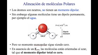 Polarización eléctrica de la materia [upl. by Aleras343]