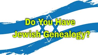 Do You Have Jewish Genealogy  Ancestral Findings Podcast [upl. by Ashby553]