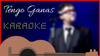 TENGO GANAS KARAOKE PISTA EN GUITARRA [upl. by Fairman]