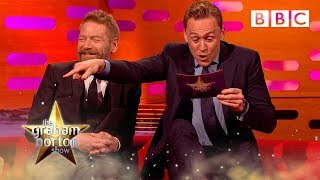 Tom Hiddlestons Graham Norton impression  The Graham Norton Show  BBC [upl. by Nohsad]