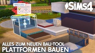 Plattformen 😲 Das neue Die Sims 4 BauTool im Detail 😍 Zwischenstockwerke und viel mehr [upl. by Ilene]