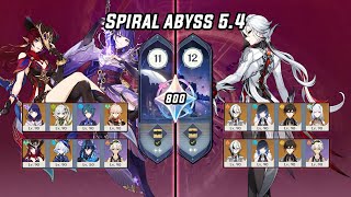 Genshin Impact  Spiral Abyss Floor 11  Floor 12  54 Part 1 [upl. by Khanna315]