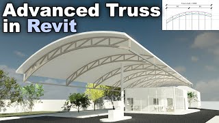 Advanced Truss Construction in Revit Tutorial [upl. by Yssor316]