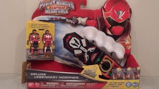 Deluxe Legendary Morpher Review Power Rangers Super Megaforce [upl. by Shandee757]