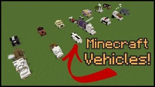 10 Minecraft Vehicle Designs [upl. by Nnawaj]