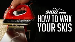 How to Wax Your Skis [upl. by Aivatnohs156]